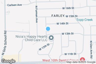 Map image of the property - 1305 N Banner Ave