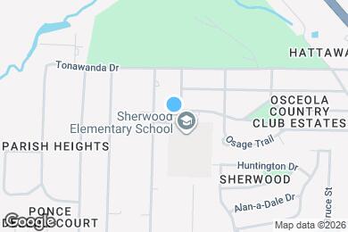 Map image of the property - 603 Cherokee Trail