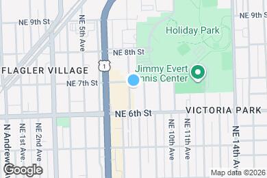 Map image of the property - 638 NE 7th Ave