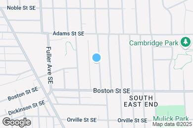 Map image of the property - 1505 Giddings Ave SE