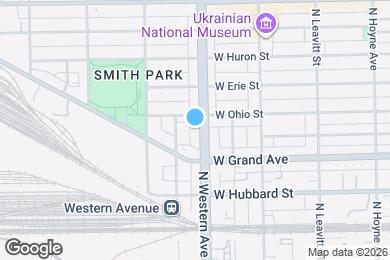 Map image of the property - 522 N Western Ave