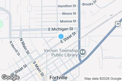 Map image of the property - 415 E Staat St