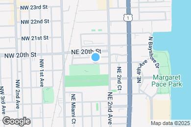 Map image of the property - 97 NE 19th St
