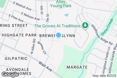 Map image of the property - 813 Brewers Glynn Ct