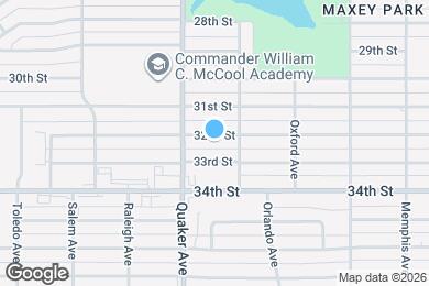 Map image of the property - 4309 32nd St