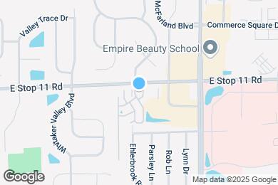 Map image of the property - Encore Apartments