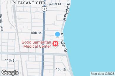 Map image of the property - 1515 N Flagler Dr