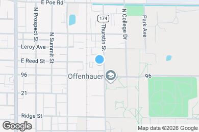 Map image of the property - 520 E Reed Ave