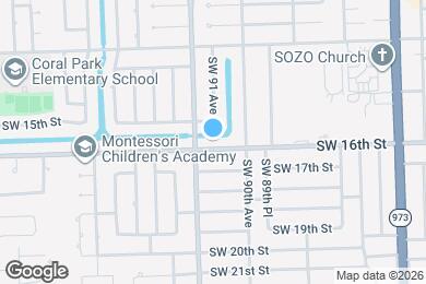Map image of the property - 9101 SW 16th St