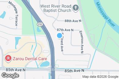 Map image of the property - 8641 N Girard Ave