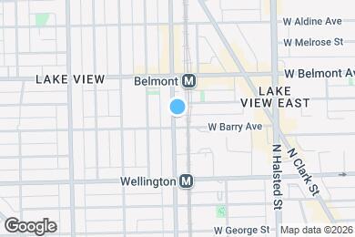Map image of the property - 3109 N Sheffield Ave