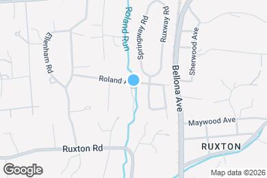 Map image of the property - 1703 Roland Ave