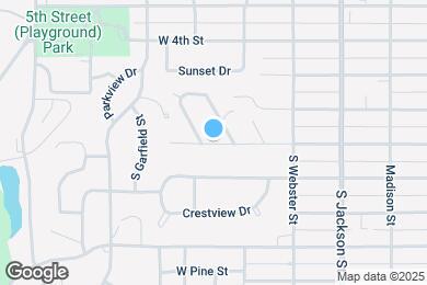 Map image of the property - 732 W 1st St