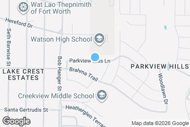 Map image of the property - 5733 Parkview Hills Ln
