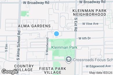 Map image of the property - 625 S Westwood