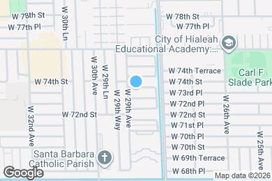 Map image of the property - 2884 W 73rd Terrace