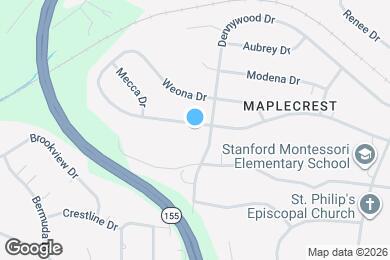 Map image of the property - 2249 Maplecrest Dr