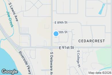 Map image of the property - 9031 S Delaware Ave