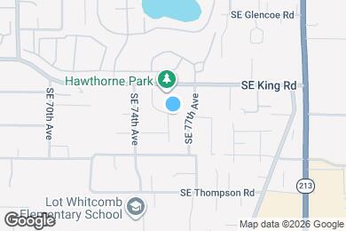 Map image of the property - 10690 SE 75th Ave