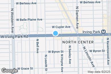 Map image of the property - 2121 W Irving Park Rd