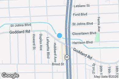 Map image of the property - 1354-1374 Goddard