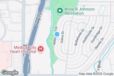 Map image of the property - 12106 Willowdell Dr.
