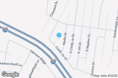 Map image of the property - 3713 Jolene Ct