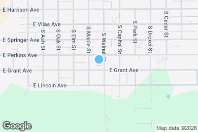 Map image of the property - 722 E Grant Ave