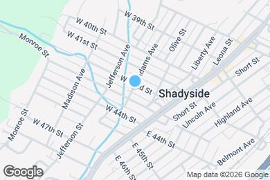 Map image of the property - 282 W 42nd St