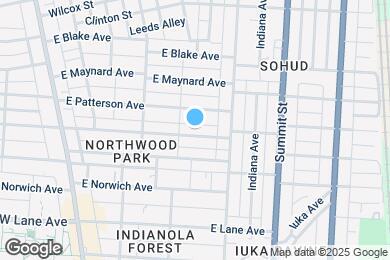 Map image of the property - 204 E Oakland Ave