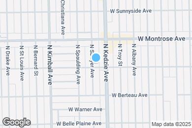 Map image of the property - 4307 N Sawyer Ave