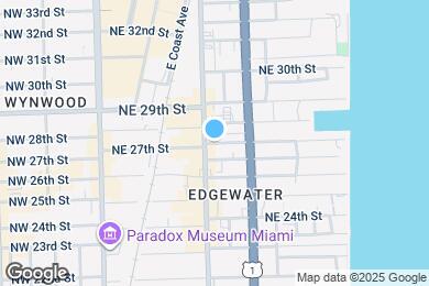 Map image of the property - 213 NE 27th St