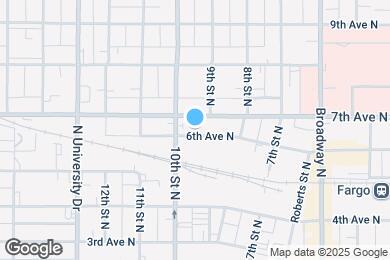 Map image of the property - 921 6th Ave N