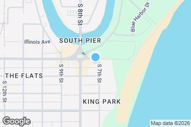 Map image of the property - 1106 S 7th St