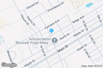 Map image of the property - 303 Ridge Ave