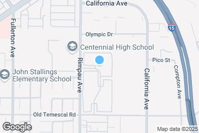 Map image of the property - Hensley at Corona Pointe