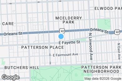 Map image of the property - 205 N Luzerne Ave