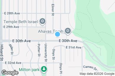 Map image of the property - 1255 E 30th Ave