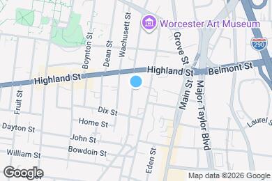 Map image of the property - 22 Lancaster St