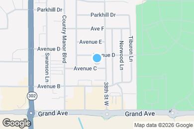 Map image of the property - 3825 Avenue C