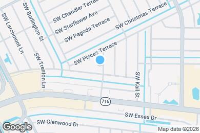 Map image of the property - 2174 SW Wayne St