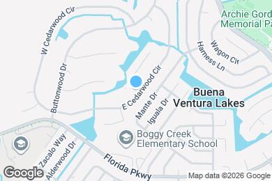 Map image of the property - 209 E Cedarwood Cir