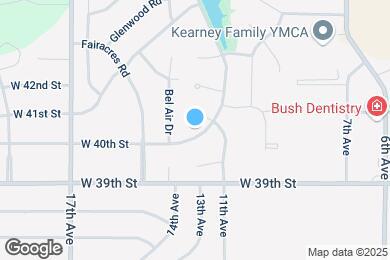 Map image of the property - 1111 W 40th St