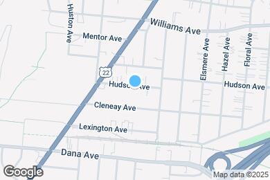 Map image of the property - 1949 Hudson Ave
