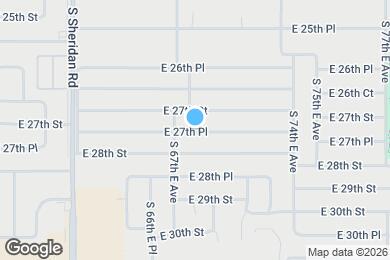 Map image of the property - 6715 E 27th Pl