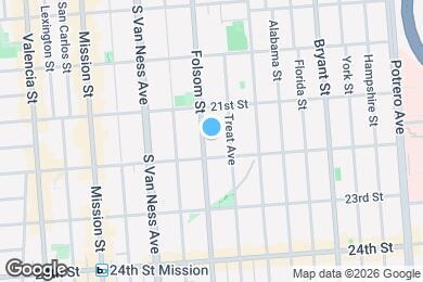 Map image of the property - 2567 Folsom St