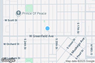 Map image of the property - 1327 S 21st St