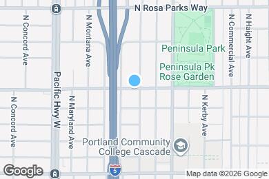Map image of the property - 1020 N Ainsworth St