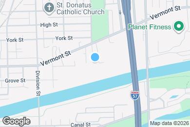 Map image of the property - 13058 S Wood St