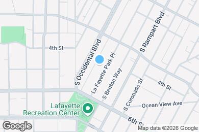 Map image of the property - 421 S La Fayette Park Plz